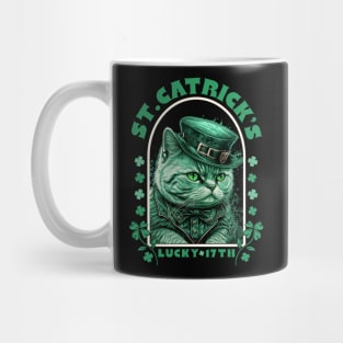 Saint Patrick's Day Cat Celebration Mug